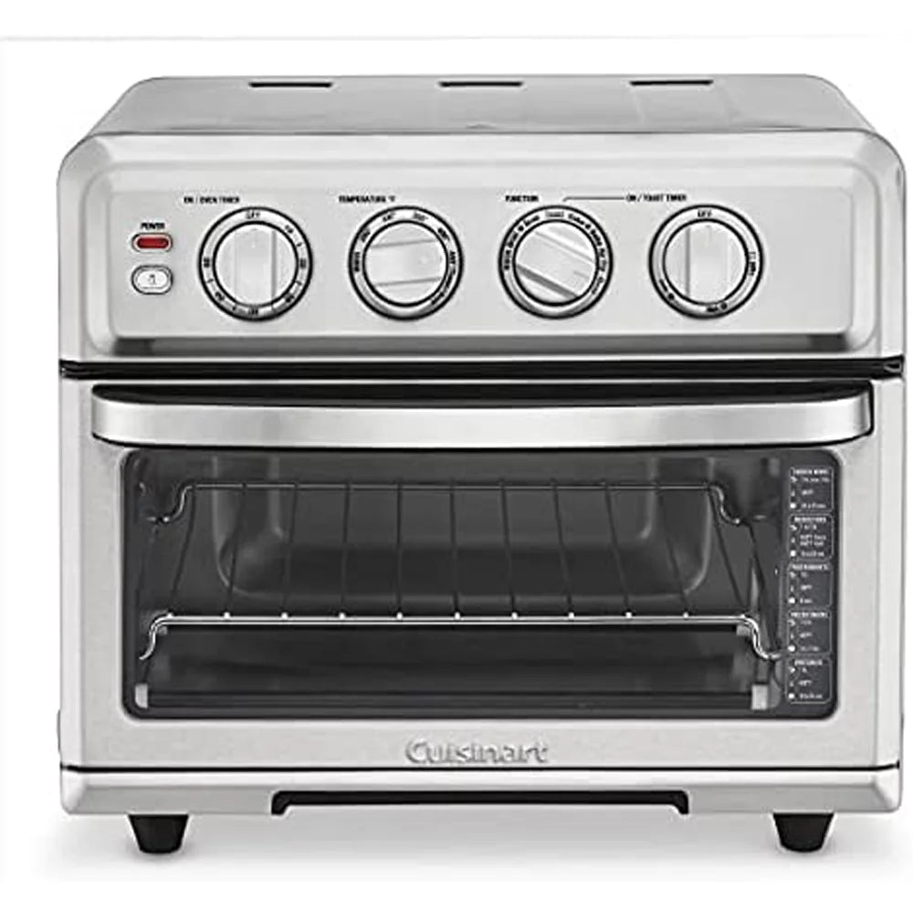 Air Fryer Toaster Oven with Grill, Stainless Steel Bundle with 12 Piece Ceramic Coated Cutlery Set S729