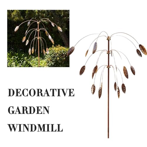 Metal Wind Spinners for Outdoor Yard Art Decor I1403