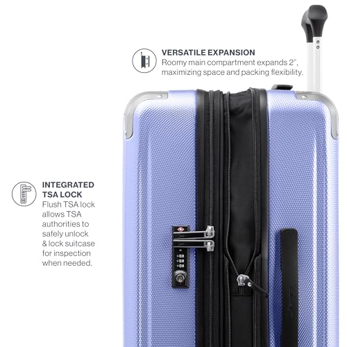Hardside Expandable Carry-On Luggage with 8 Spinner Wheels, 21 Inch N246