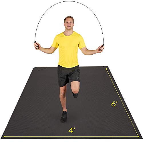 Large Exercise Mat for Home Workout - 6 x 4 ft Q71743