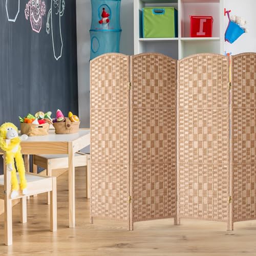 3 Panel Folding Room Divider, Privacy Screen, Dark Mocha S685