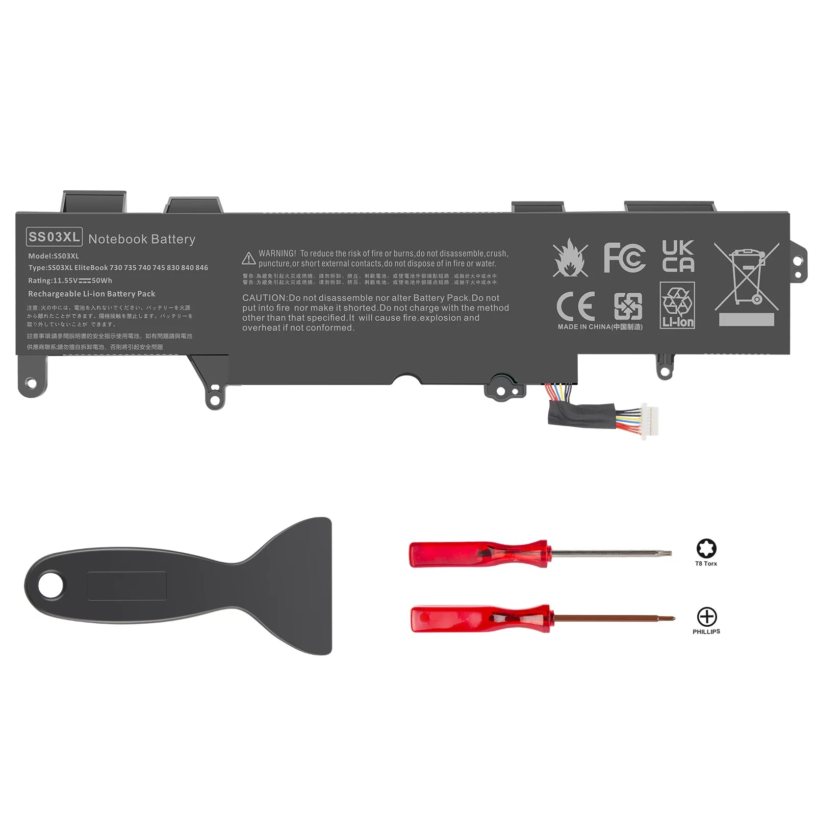SS03XL HSN-I12C Battery for Hp  EliteBook 735 745 830 840 G6 Series