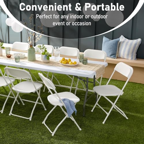 Heavy Duty Portable Folding Table for Dining, Parties, and Camping E6001