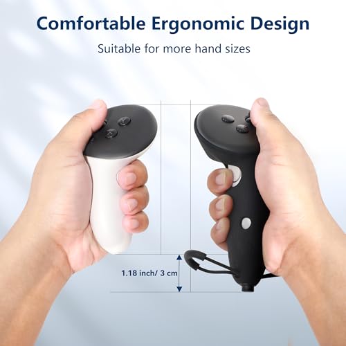 Controller Grips Cover with Knuckle Straps for Quest 3S/3 Z341