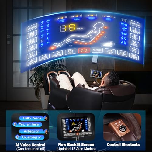 Full Body Massage Chair with Zero Gravity and Heat X854617