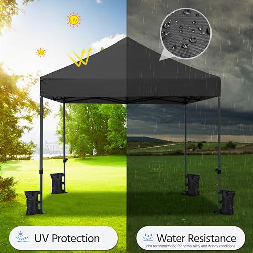 Heavy Duty Pop Up Canopy Tent 10x20 with Wheeled Carry Bag, White X6840