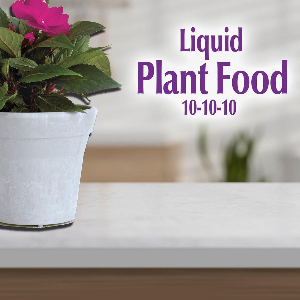 Houseplant Liquid Plant Food 10-10-10, 8 oz Concentrated Fertilizer F737289
