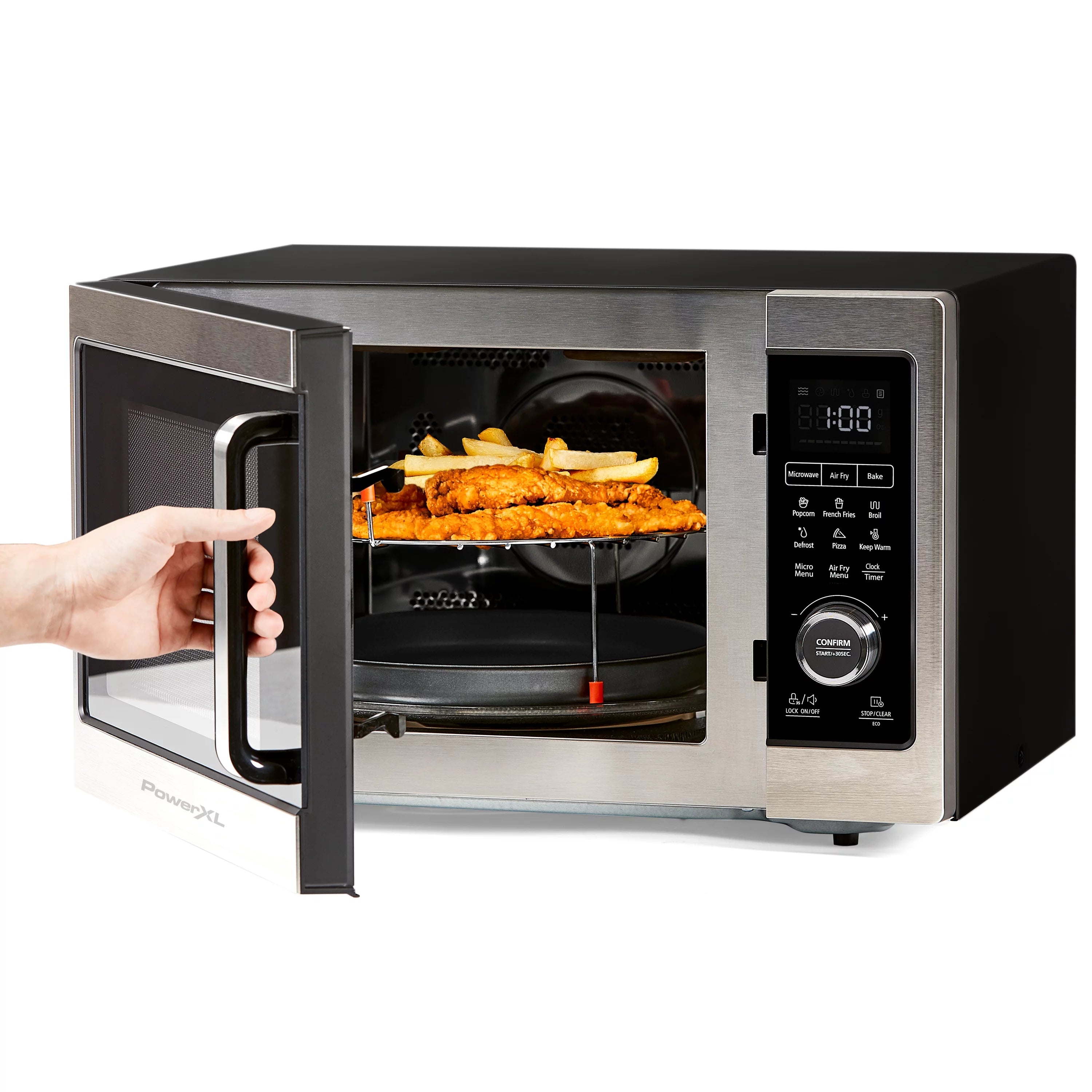 Microwave Air Fryer Plus, Stainless Steel, 1 cu. ft. S50144