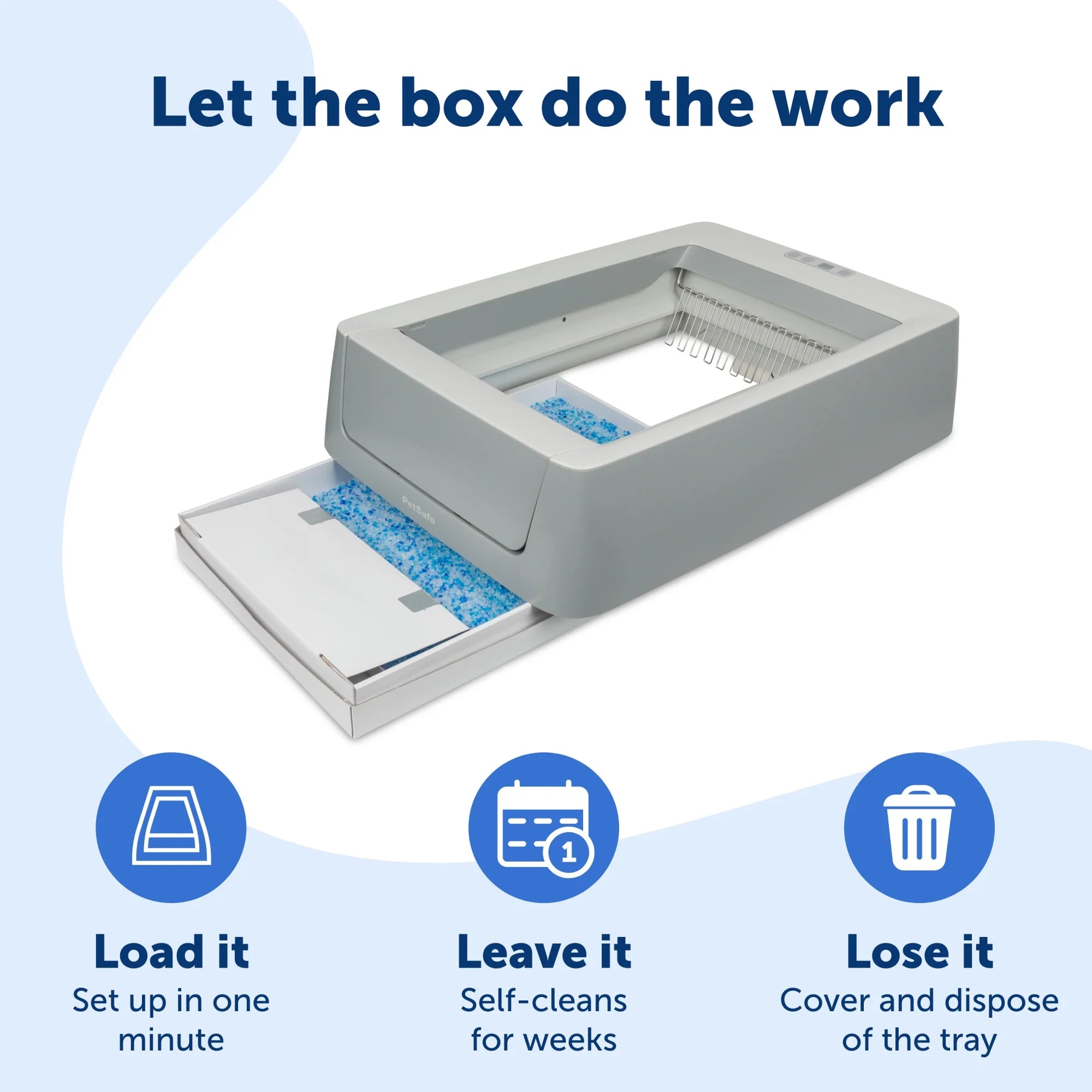 Self-Cleaning Cat Litter Box with Smart App, Front-Entry F4612
