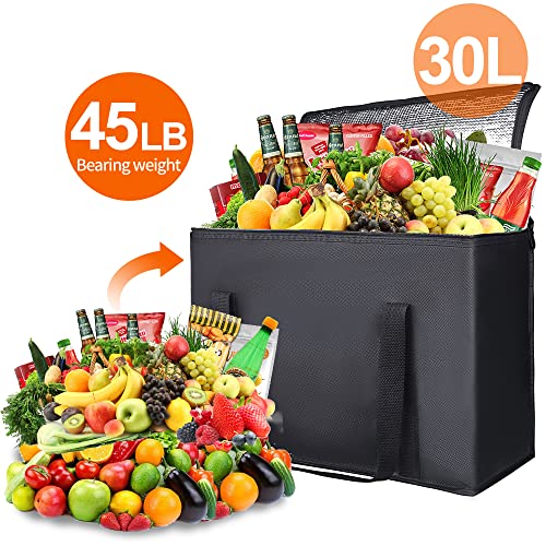 Insulated Food Delivery Bag Hot Cold Meal Carrier Cooler Tote K646948