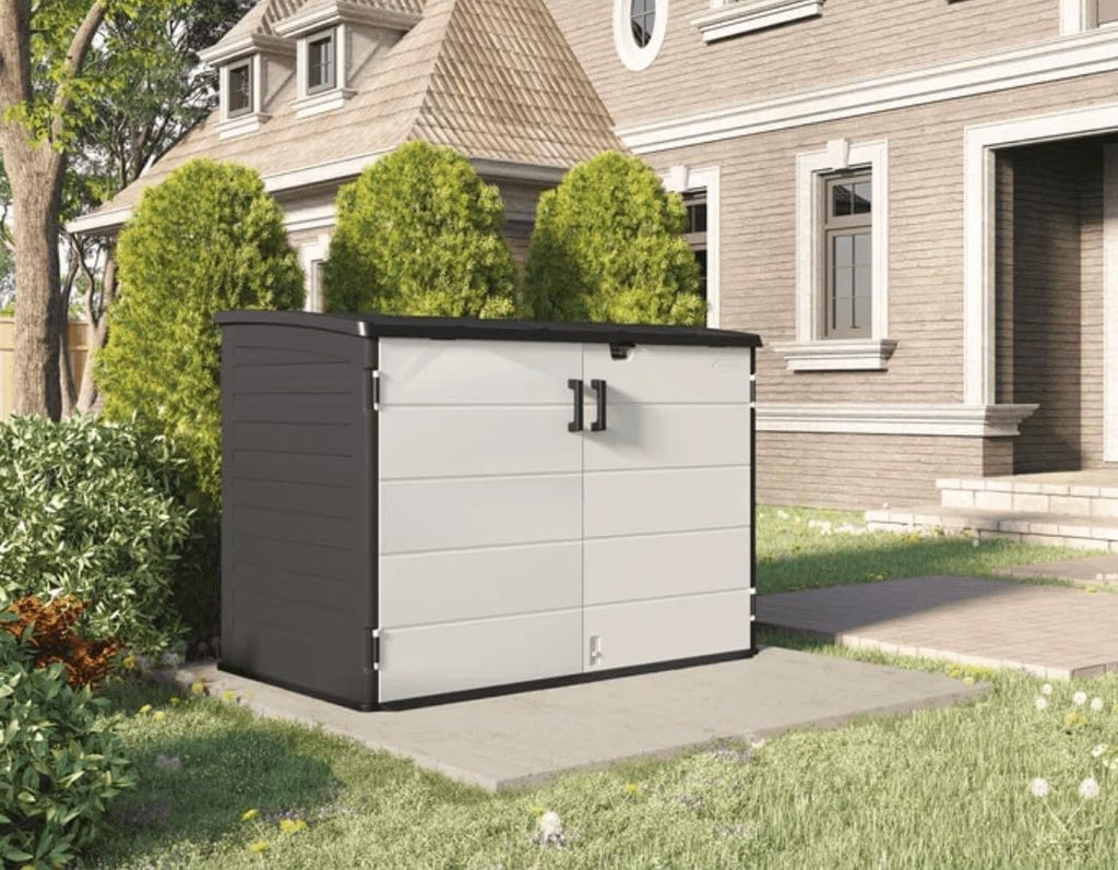 Horizontal Storage Shed with Floor P9814
