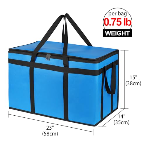 Insulated Food Delivery Bag Hot Cold Meal Carrier Cooler Tote K646948