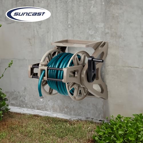 Wall Mount Water Hose Winder Storage with Hand Crank C934
