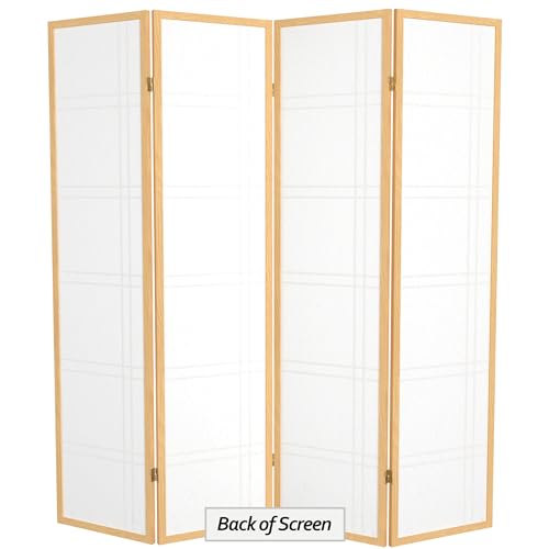 6 Panel Honey Room Divider X65165