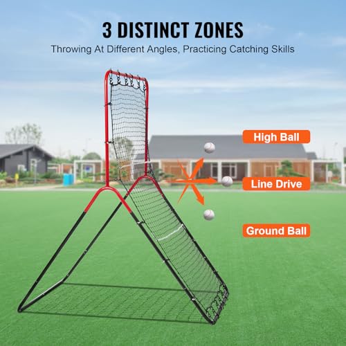 Baseball and Softball Rebounder Net with Pitching Target K192266