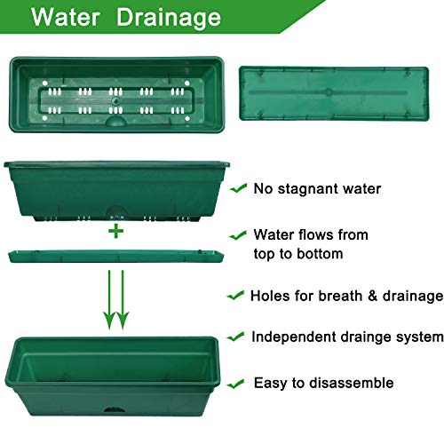 Vertical Garden Herb Raised Bed 4.5FT Freestanding Elevated Planters with 5 Container Boxes E842