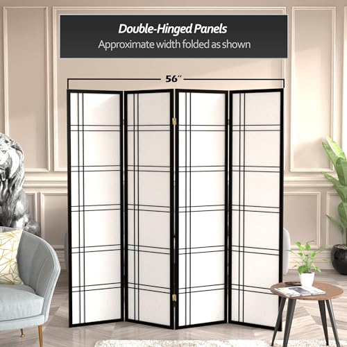 6 Panel Honey Room Divider X65165