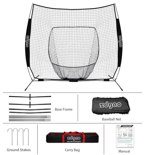 Baseball Softball Practice Net with Carry Bag P824959