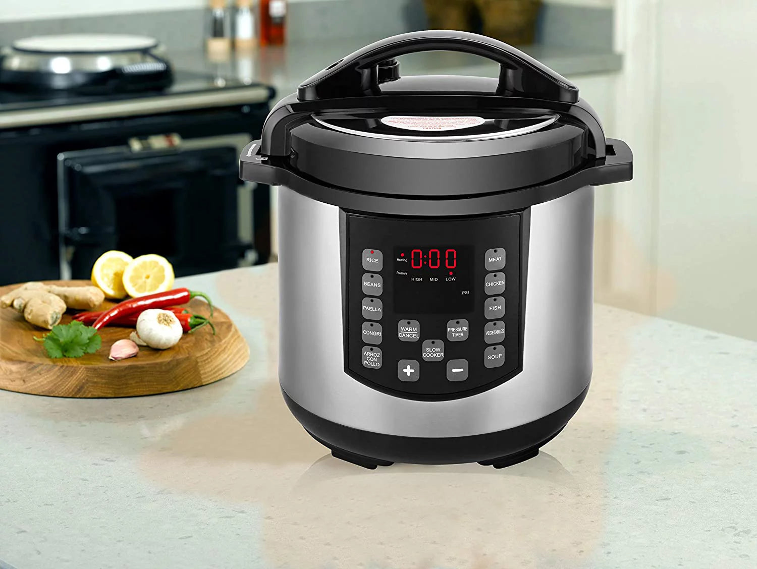 Electric Digital Pressure Cooker 12 Set Multifunction Non-Stick H92583