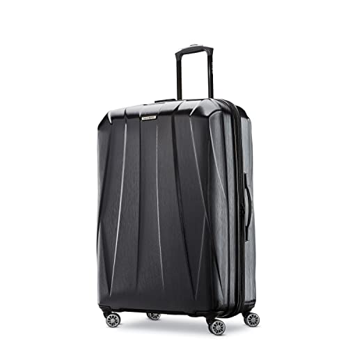 Hardside Expandable Carry-On Luggage with Spinner Wheels, Black, 20-Inch S82043