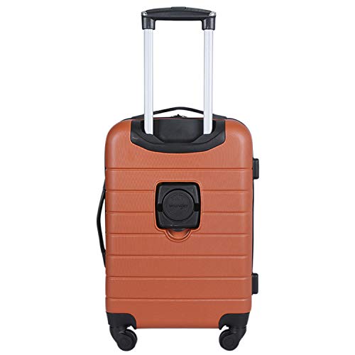 Smart Luggage Set with Cup Holder and USB Port, 20-Inch Carry-On K967