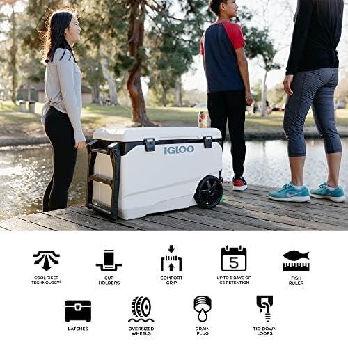 Marine Insulated Portable Hard Side Cooler Ice Chest A4496