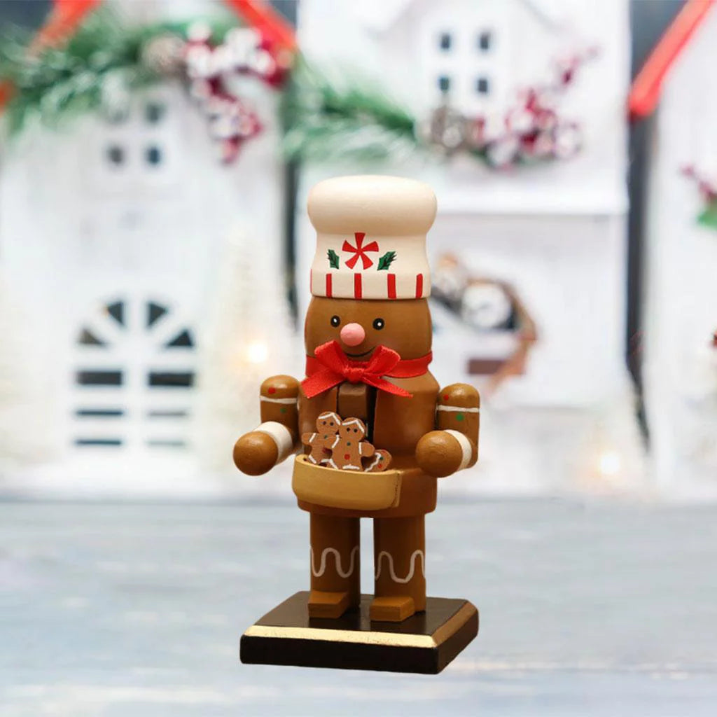 Gingerbread Man Nutcracker Puppet Decor K930