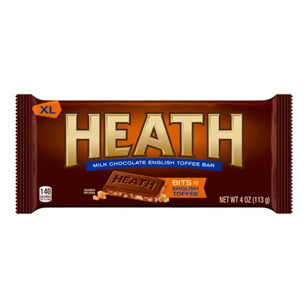 Heath Extra Large English Toffee Candy Bar - 4.0 Oz (Pack of 20)