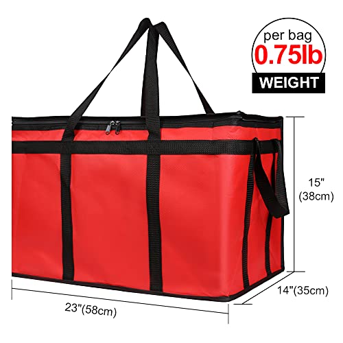 Insulated Food Delivery Bag Hot Cold Meal Carrier Cooler Tote K646948