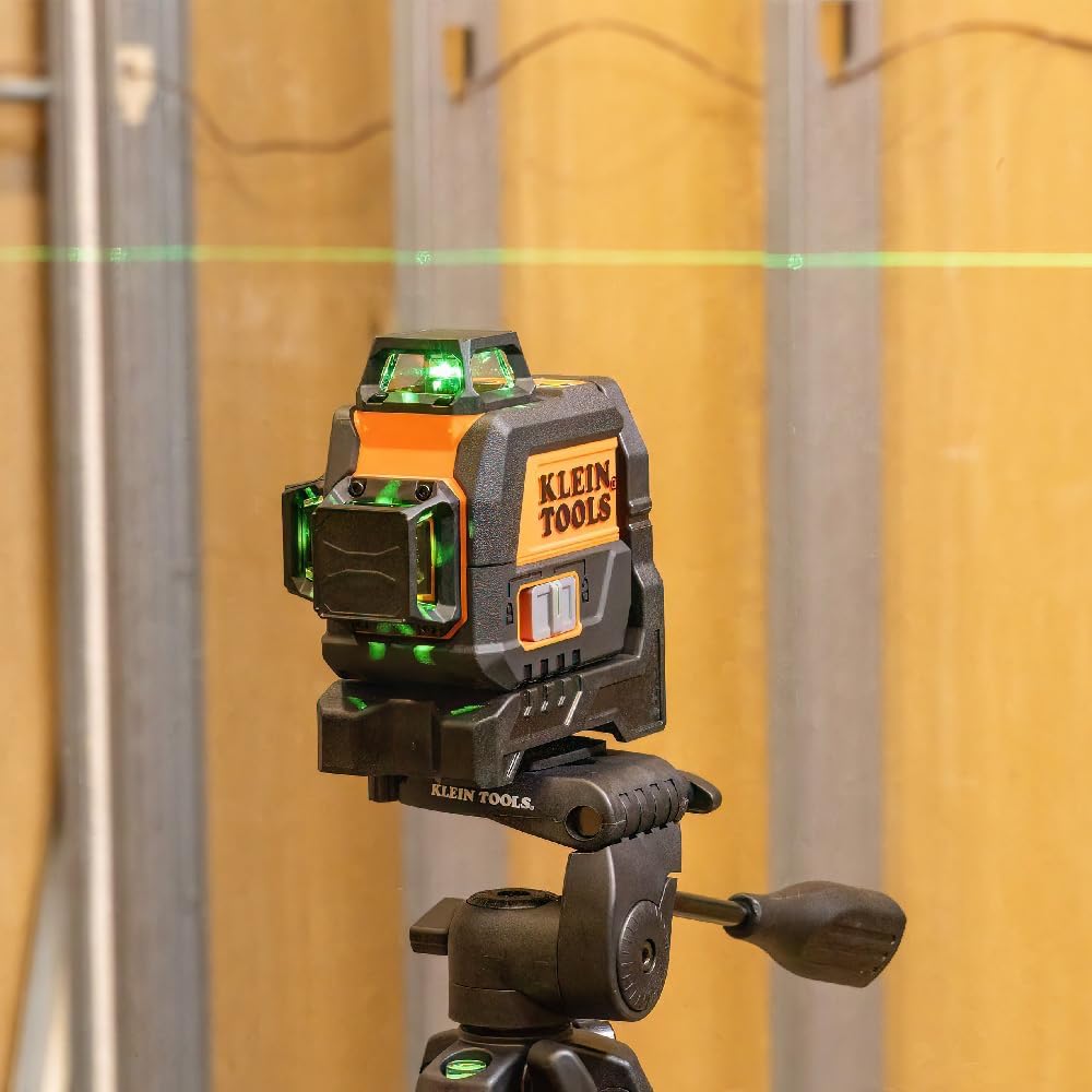 Compact Self-Leveling Laser Level, Green 360-Degree Planes, Rechargeable A2408