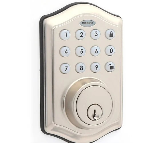 Electronic Entry Deadbolt with Keypad, Oil Rubbed Bronze J7444