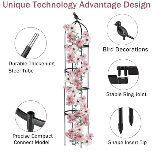 Round Trellis for Climbing Plants, Rustproof, 6ft M817