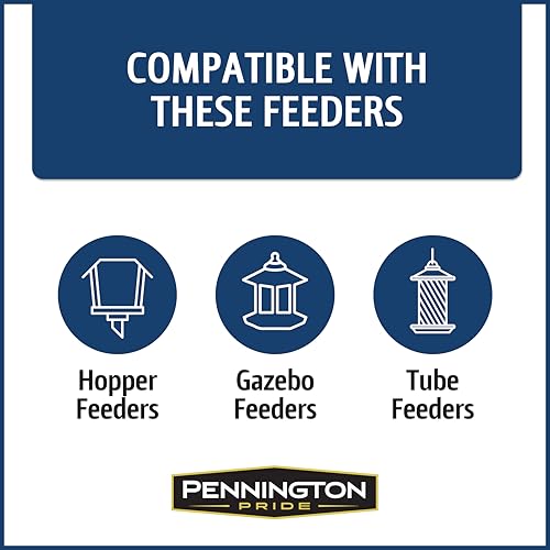 Wild Bird Seed for Outside Feeders, High-Protein, No-Waste, 15-lb Bag F570741