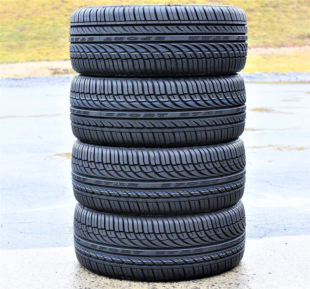 Set of 4 235/55R18 High Performance All-Season Tires S395