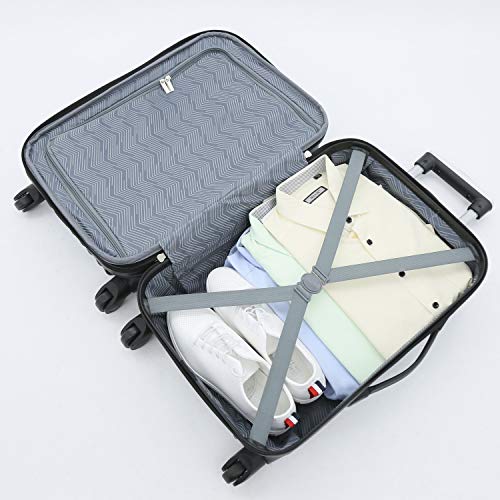 Hardside Luggage 4-Piece Set, Black J441