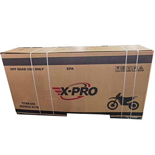 250cc Dirt Bike, 5-Speed Manual, Electric/Kick Start, 21"/18" Wheels V39817
