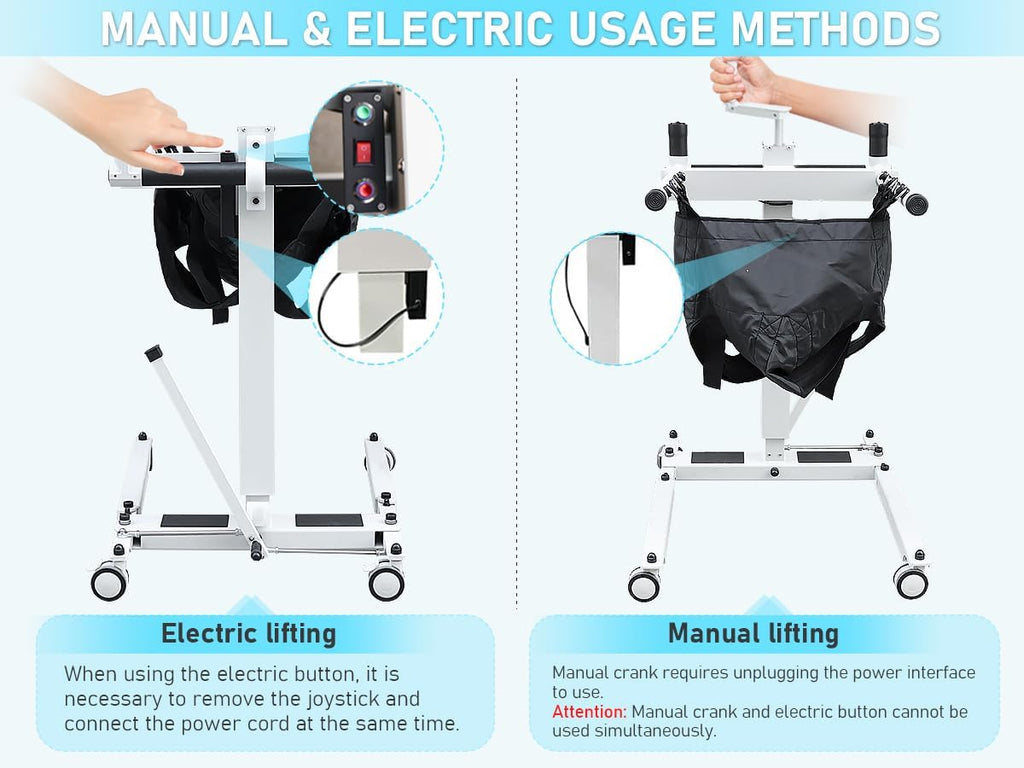 Electric Patient Transfer Lift Chair for Seniors, Wheelchair to Car Transfer Device K26674