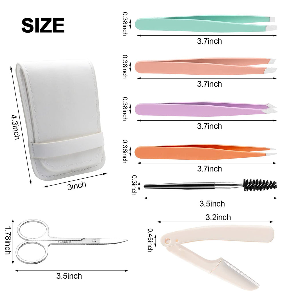 LED Light Compact Mirror with 10x Magnification and Tweezer Set J252029