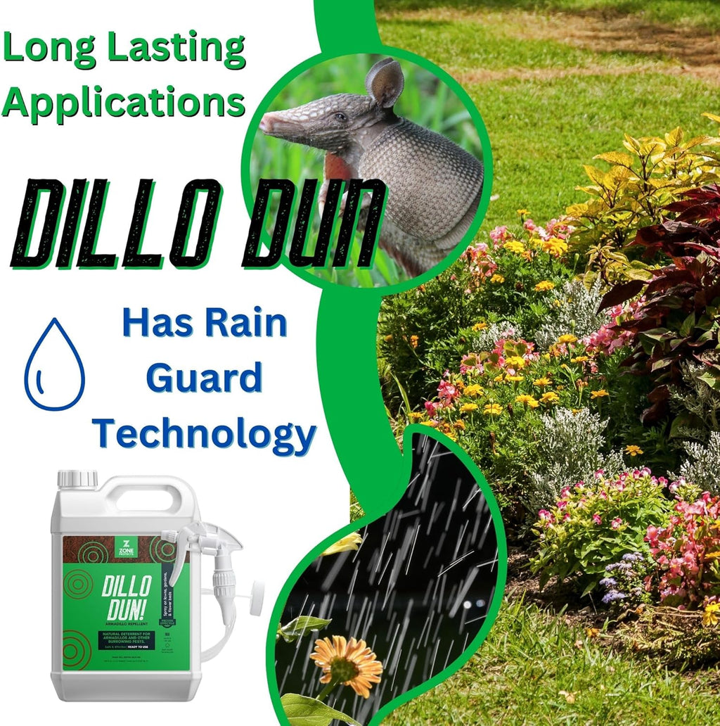 Armadillo Repellent Spray for Yard, Gardens and Flower Beds X7274