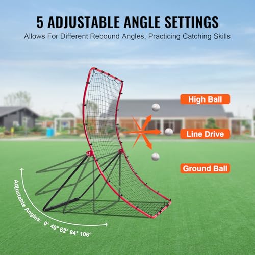 Baseball and Softball Rebounder Net with Pitching Target K192266