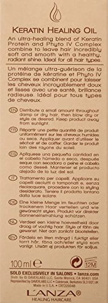 Keratin Healing Oil Treatment R55148