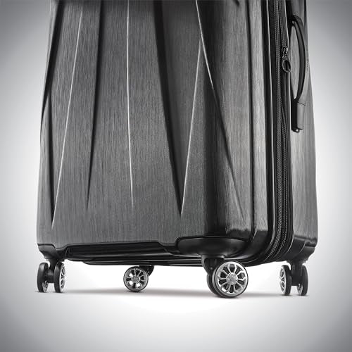 Hardside Expandable Carry-On Luggage with Spinner Wheels, Black, 20-Inch S82043