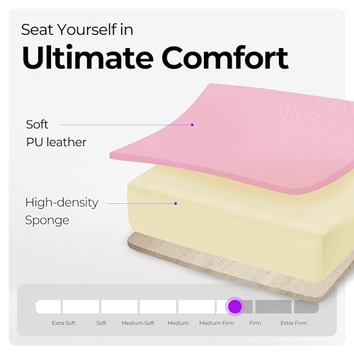 Ergonomic High Back Gaming Chair with Footrest PU Leather Recliner O1049