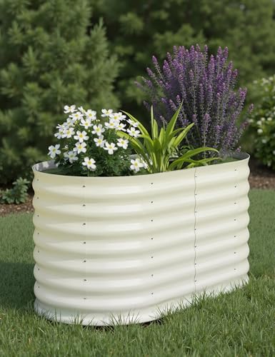 Galvanized Raised Garden Bed for Vegetables, Flowers, Outdoor D165