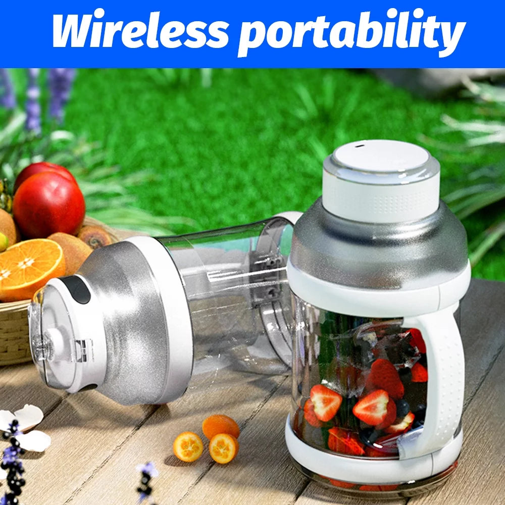 Portable Blender 18000RPM Personal Juice Extractor 68oz BPA-Free USB Rechargeable Z55039