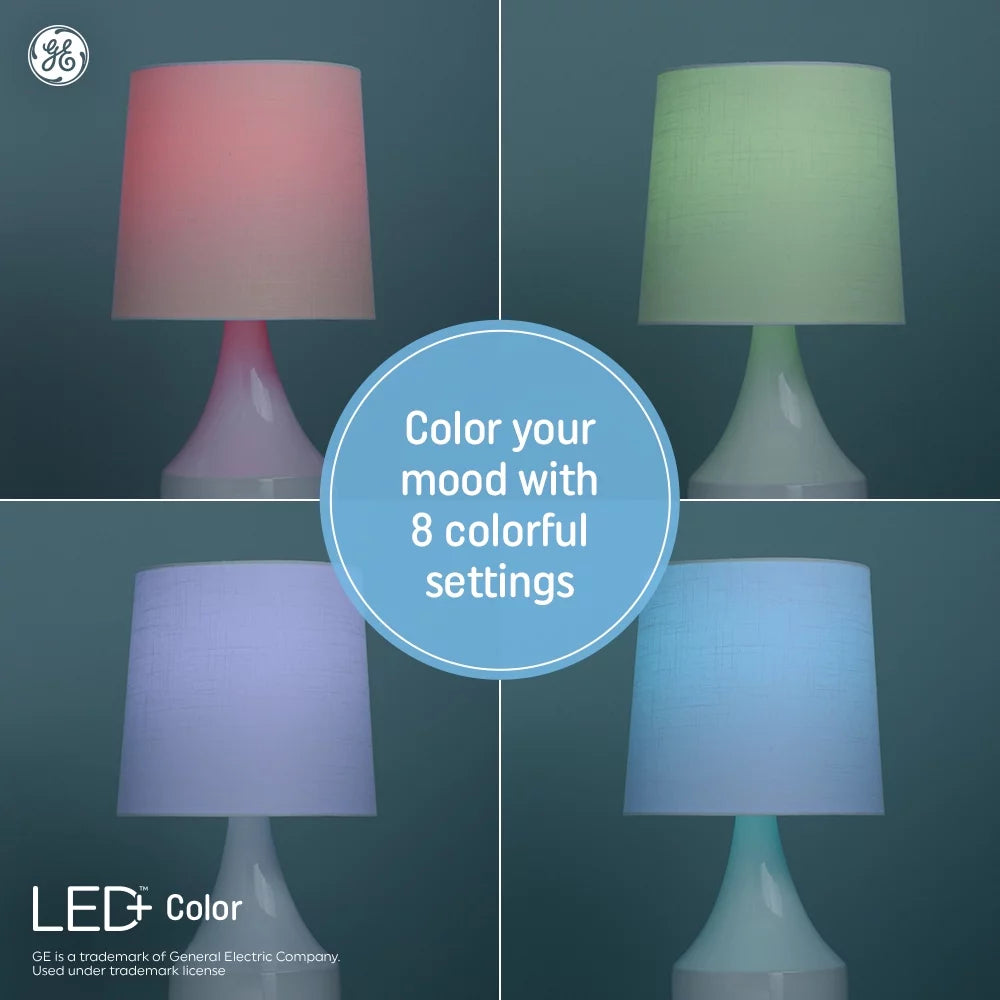 LED Light Bulb, Color Changing, 60W, A21, Medium Base, 2-Pack H82817