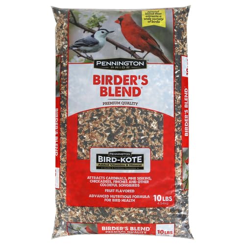 Wild Bird Seed for Outside Feeders, High-Protein, No-Waste, 15-lb Bag F570741