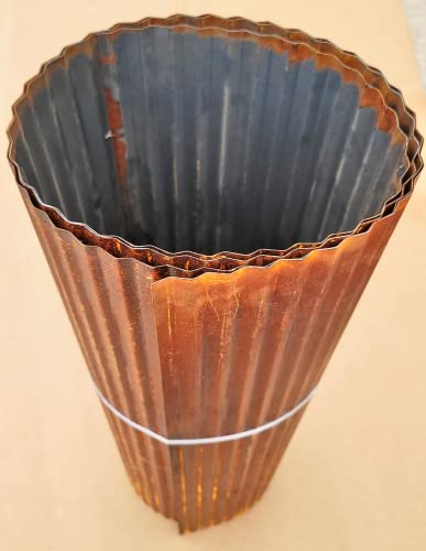 Rustic Corrugated Metal Wainscoting Roll 10 ft S807
