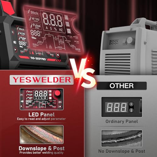 200A AC/DC TIG Welder with Pulse, Dual Voltage Inverter N89704