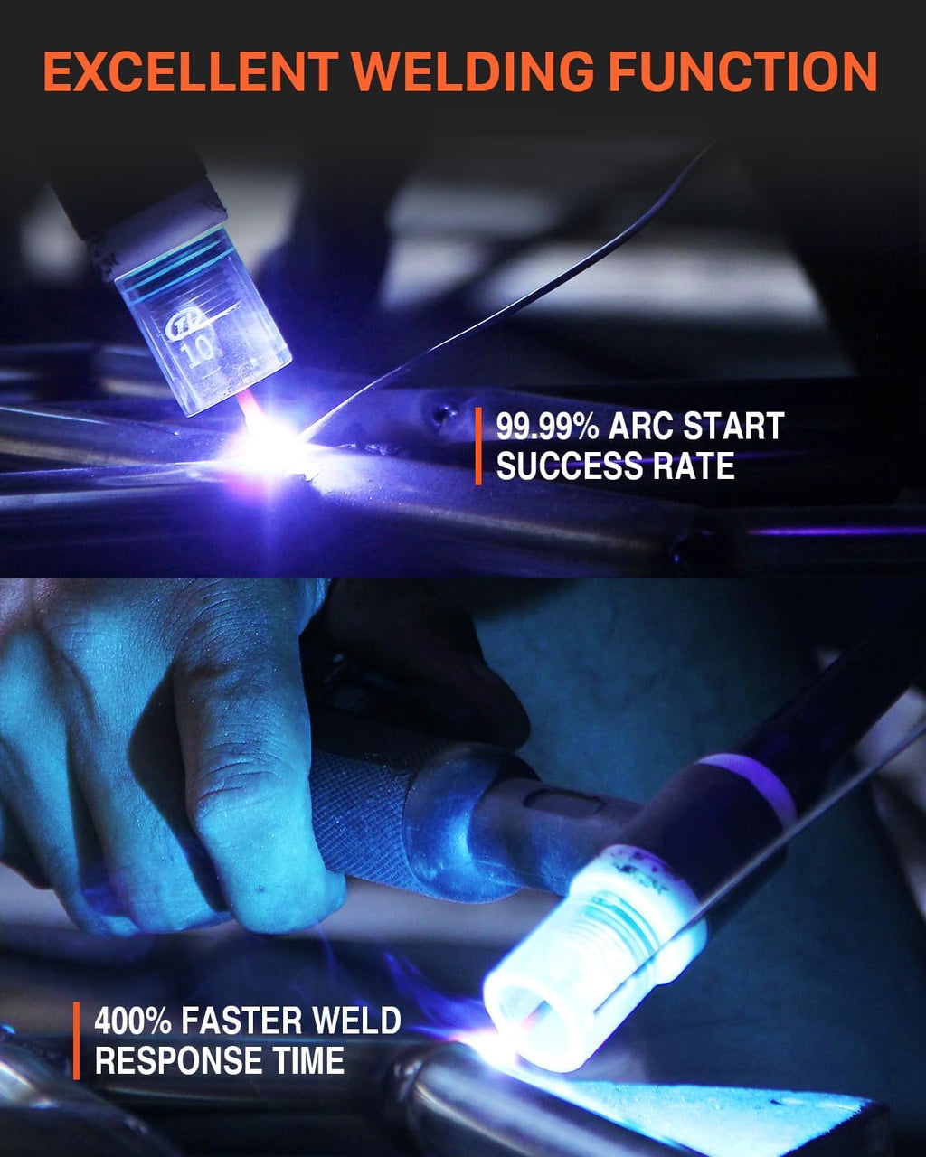 200Amp AC/DC TIG Welder with Pulse, 4 in 1 Multiprocess Dual Voltage Q605055